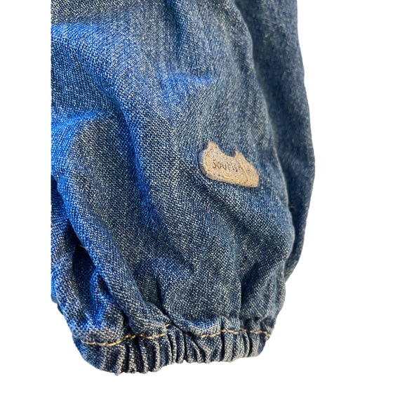 Souris mini DARK BLUE ONE PIECE IN LIGHT DENIM REGULAR FIT, 6-9 months 🇨🇦 - Picture 6 of 9